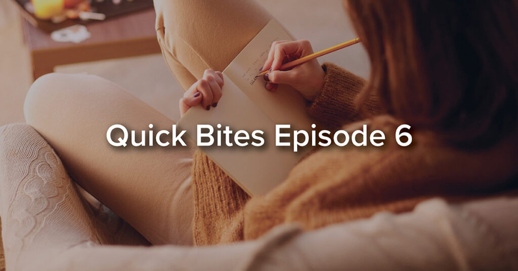 Quick Bites Episode 6 - Assisting Young Adults in Mental Health